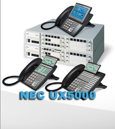 NEC UX5000 TELEPHONE SYSTEM WITH VOICEMAIL